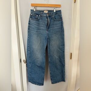 Madewell Perfect Vintage Wide Leg Crop jeans